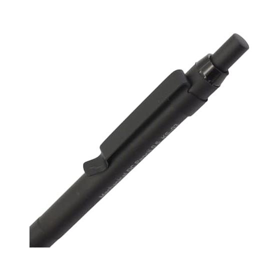Kiterra Double Chuck Mechanical Pencil KS-03 0.5mm BK, Double Chuck Mechanism, Prevents Lead Wobble, Break-Resistant Lead, Cushioning Function,