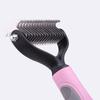 Double Sided Pet Grooming Comb Removes Floating Hair Tangled Knots Massage Brush For Small Medium and Large Dog Cat