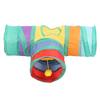 11pcs Small Pet Tunnel Interactive Fun Logs Rattan Balls Grass Balls Pine Cones Hamster Tunnel