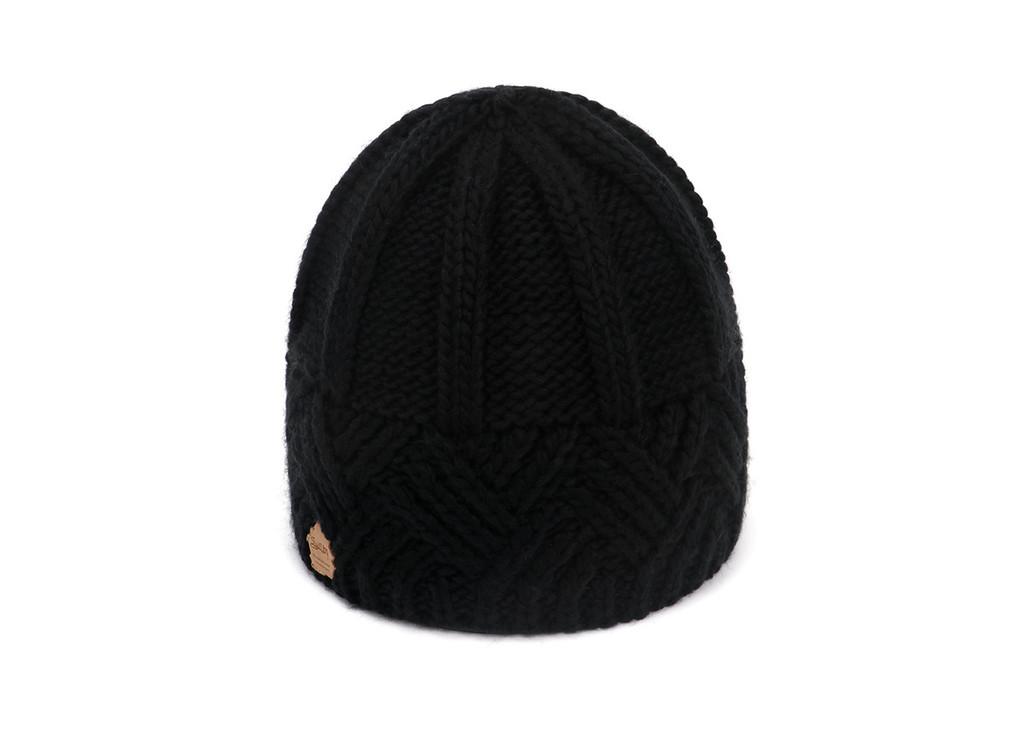 Vintage Geometric Knit Hat For Men And Women With Breathable Acrylic Material For Fall And Winter Wear
