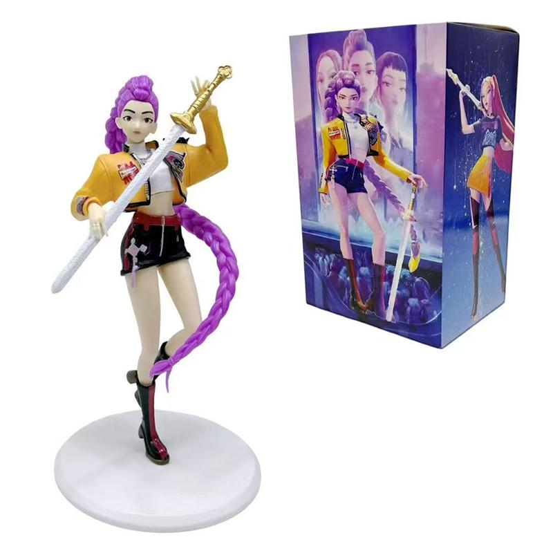 En stock Kpop Demon Hunters Figurine Modèle Jouet Dessin Animé Périphériques de Jeu Décoration de Bureau Figurines de Collection Modèle Jouet Cadeau