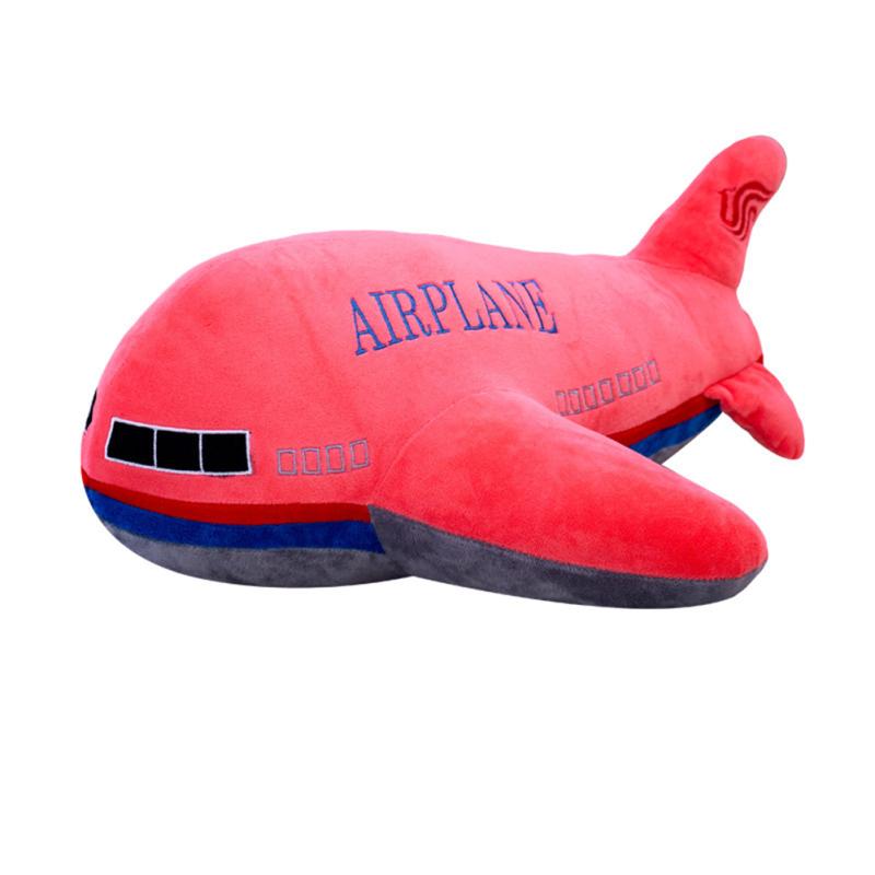 Simulation Airplane Plush Doll Super Soft Aircraft Stuffed Toys Kids Sleeping Cushion Throw Pillow