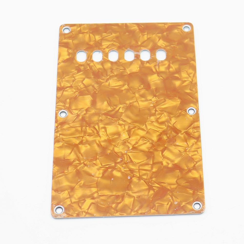 6 Hole Pvc Guitar Back Plate Pickguard Tremolo Backplate For St Modern Style Electric Guitar Special Offer