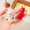 Dollhouse Woolen Yarn In Basket,Dollhouse Ornament Accessories Thread Basket Simulation Decoration