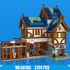 Série Médiévale Modèle d'Écurie de Ville Blocs de Construction Ville Maison de Cheval Briques DIY Jouets Éducatifs Cadeaux pour Enfants Amis 2724PCS
