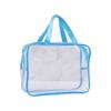 Transparent Travel Toiletry Bag Large Capacity Waterproof Makeup Bag Zipper Thickened PVC Storage Organizing Bag