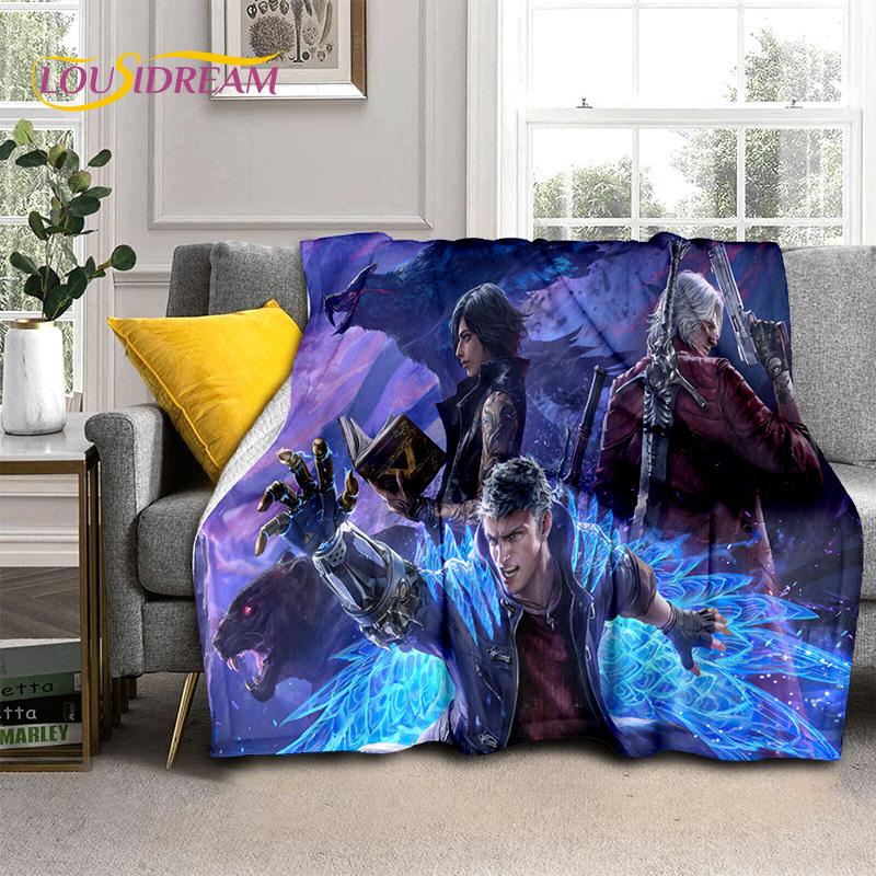 D-Devil May Cry Mängud DMC Mänguri HD Tekk, Pehme Visketekk Kodu Magamistoa Voodi Diivani Pikniku Reisi Kontori Katteks Lastele