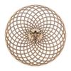 Cut Wood Wall Art Home Decor Home Wall Decor Wooden Wall Sign Flower of Life Shape Slice Wood Base Flower Of Life Energy Mat