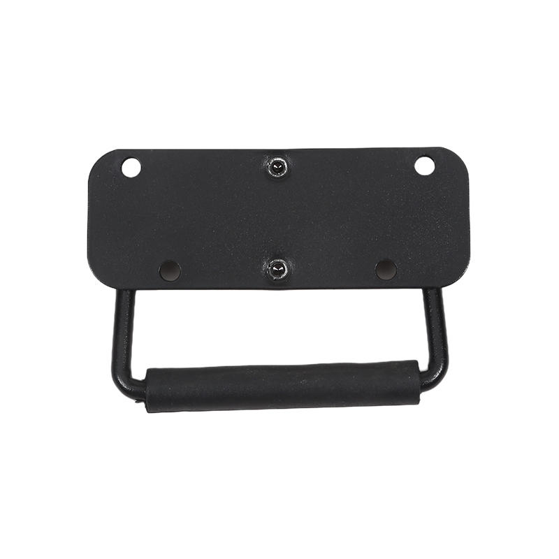 1/2Pcs Cupboard Folding Handle Door Knobs Spring Loaded Drop Metal Cabinet Container Drawer Handles Black Door Handle For Box