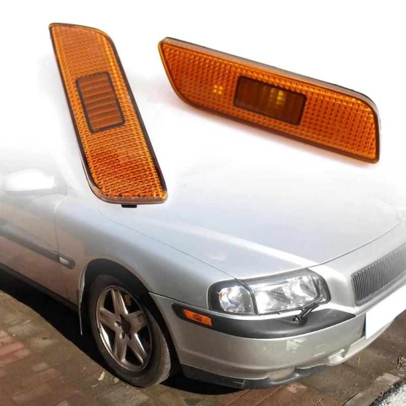 Car Front Bumpers Light Marker Light Indicator Housing Cover for S80 99-06