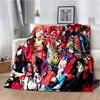 Persona Anime Cartoon Throws Blanket Kid Picnic Super Soft Kawaii Blanket for Travel Beding Couch Sofa Bed Blanket Birthday Gift