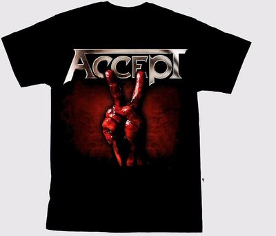 ACCEPT Album Tour Koncert Čierne Unisex S M L 234XL D540 Unisex Tričko