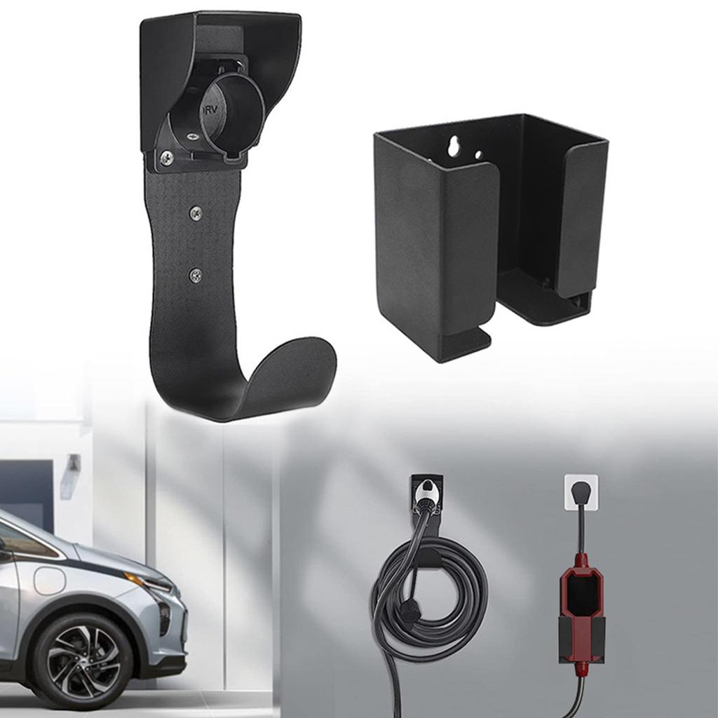 Ev Charger Cable Holder Ev Charging Cable Hook Sae J1772 Hook + Holder