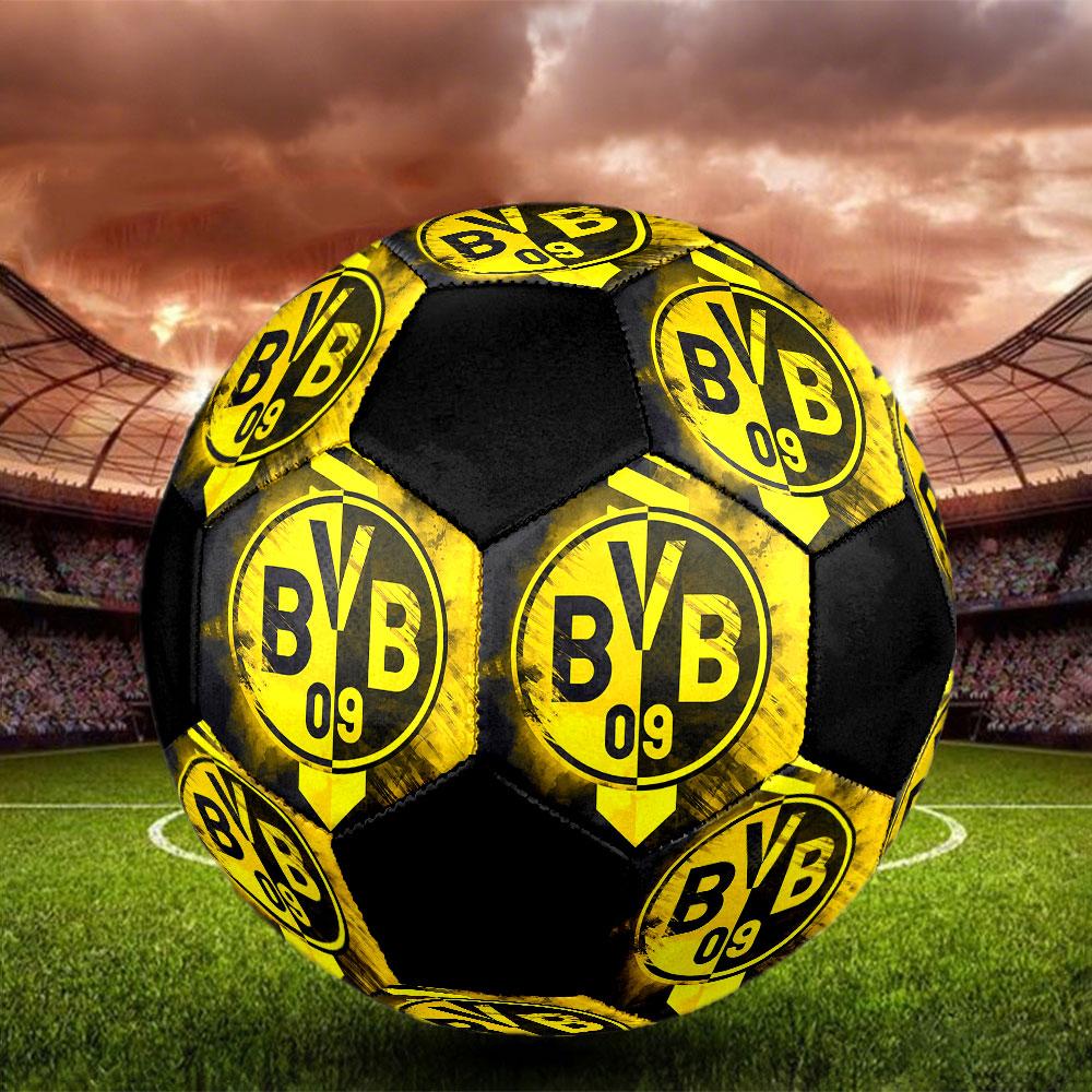 1pc Borussia Dortmund Soccer Ball Size 5 Indoor Soccer Ball Fashion Colorful Backyard Game - Great For Sports Fans Gift HE15