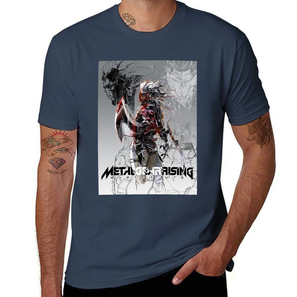 Birthday Gifts Metal Gear Rising Ps Game Posters Gift For Music Fans TShirt Basic Daily Outfit Short Sleeve Tee