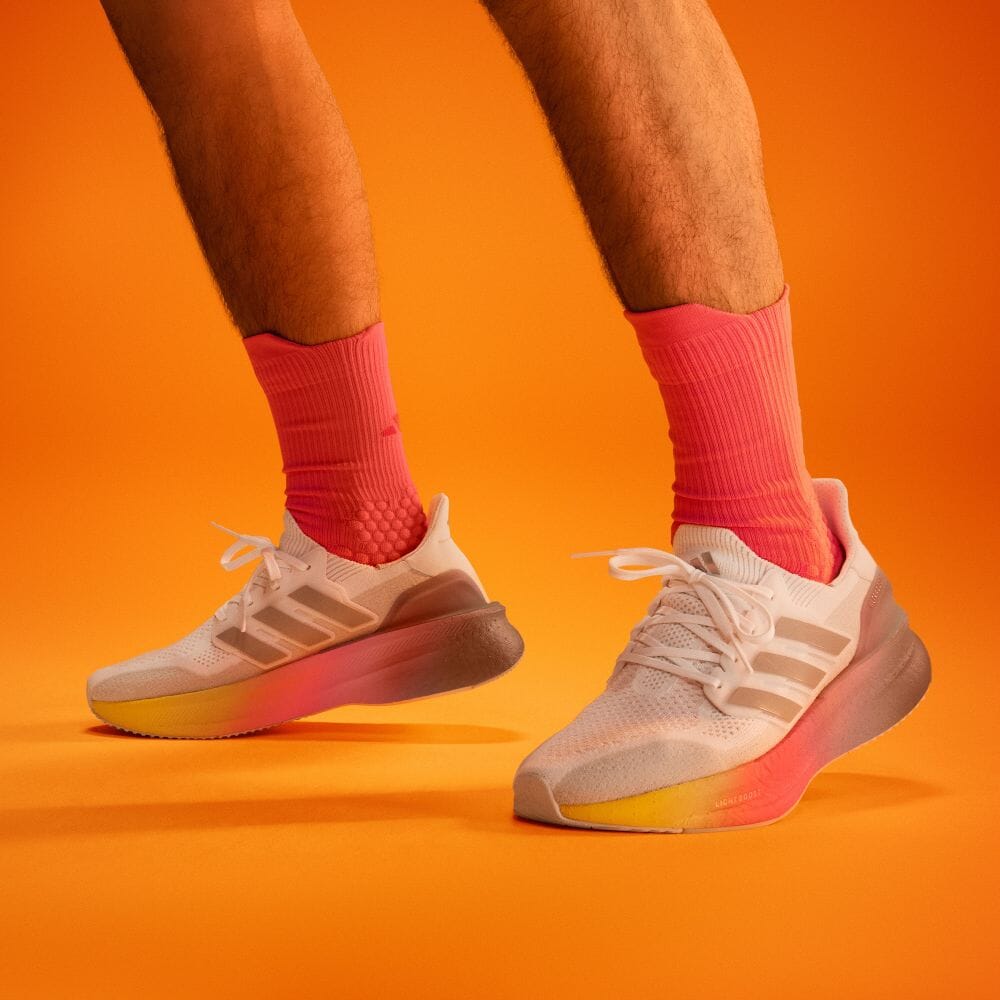 adidas ULTRABOOST 5 Footwear White Shoes & Footwear Sports Shoes MEN'S Running Ultra Boost ID8810 Footwear White/Glory Grey/Lucid Pink
