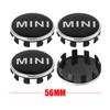 4pcs 56mm Car Emblem Wheel Center Hup Caps Tire Decoration Cover Accessories For MINI Cooper JCW WORKS R53 R56 F55 F56 R60 R50 vhdsg88