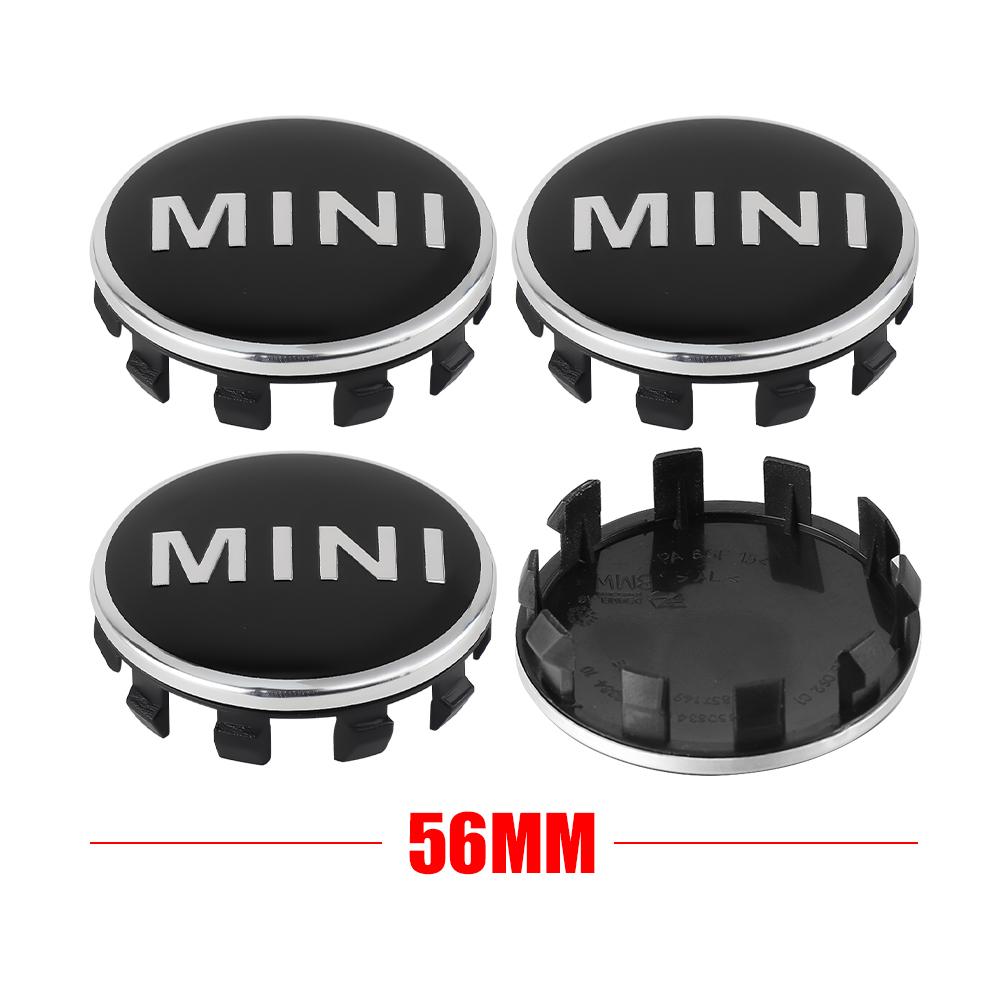 4pcs 56mm Car Emblem Wheel Center Hup Caps Tire Decoration Cover Accessories For MINI Cooper JCW WORKS R53 R56 F55 F56 R60 R50 vhdsg88
