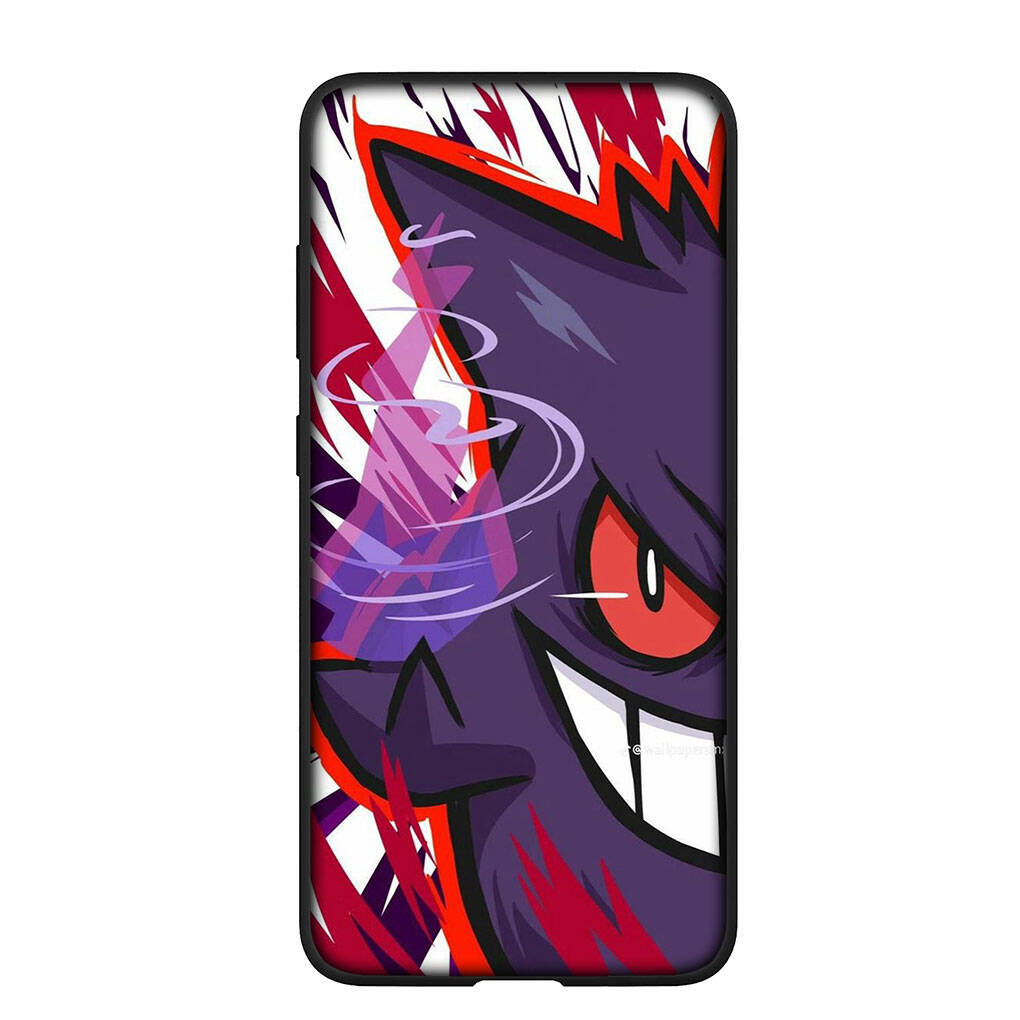 Handyhülle für Samsung Galaxy S25 S23 S22 S24 Ultra FE Plus S9 A05 A06 A15 A16 A36 A37 A35 A54 A55 A56 A57 A25 A53 A17 Pokemon GO Gengar Pikachu Hülle