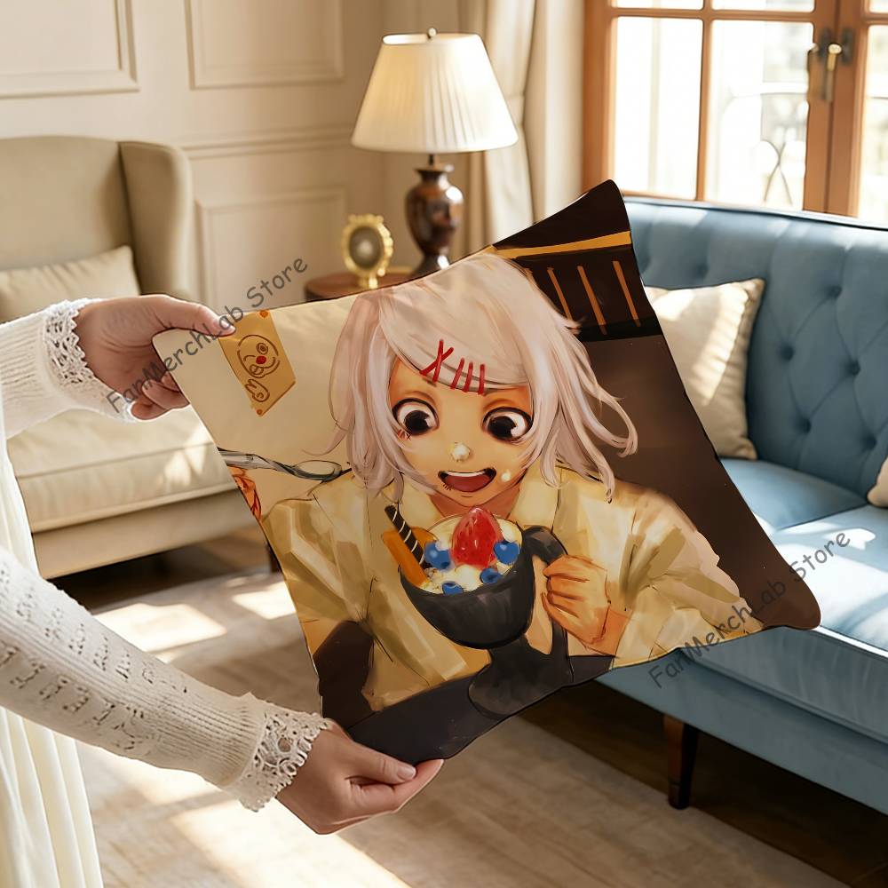 JJuuzou Anime SSuzuyaS Cushion For Bedroom Car Coffee Shop Room and Living Room Sofa Decorative Pillow Cover Case