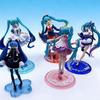 Hatsune Miku Anime Figur Sammlerpuppe PVC Statue Schreibtischdekoration Schönes Geschenk für Mädchen Otaku Cosplay Fans Kawaii Niedlich Japanisch