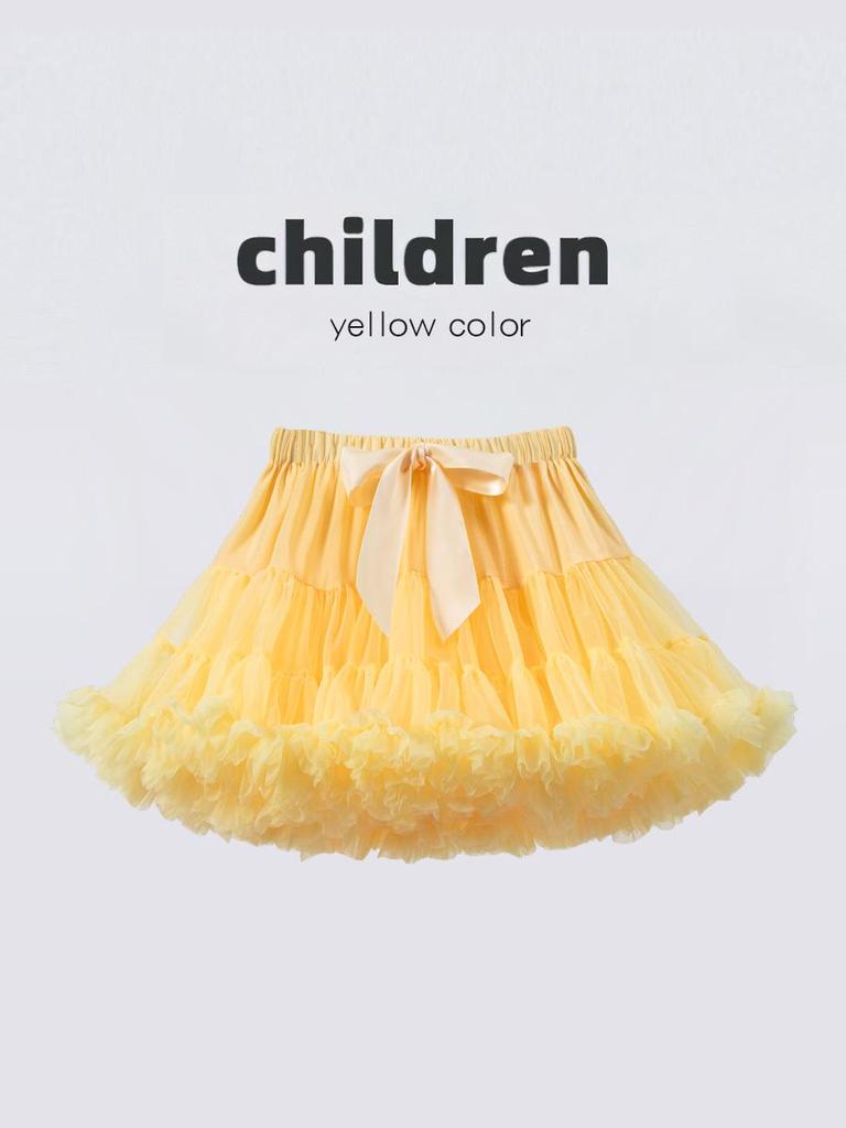 Blue Princess Tutu Skirt: Girls' Spring/Summer Net Yarn Dress