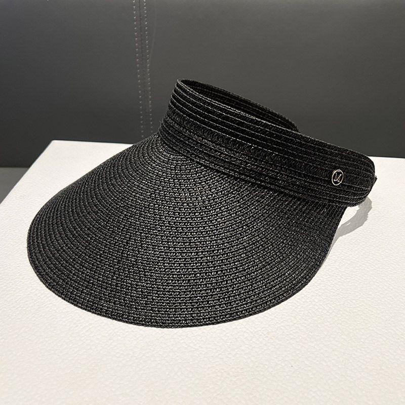 Weaving visor, empty top hat, sun protection hat, women's Sharafi sun hat, foldable hat, cool hat, UV protection