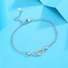 Double Love Zircon Bracelet Female Niche Design Light Luxury High Sense Fashion Temperament Birthday Gift Jewelry