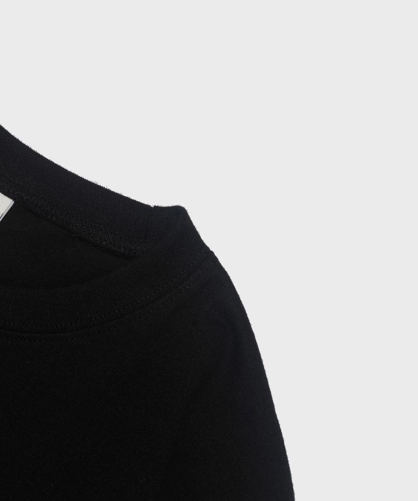 CARGOBROS FOR WOMAN Lettering Layered Long Sleeve (Black/Charcoal)