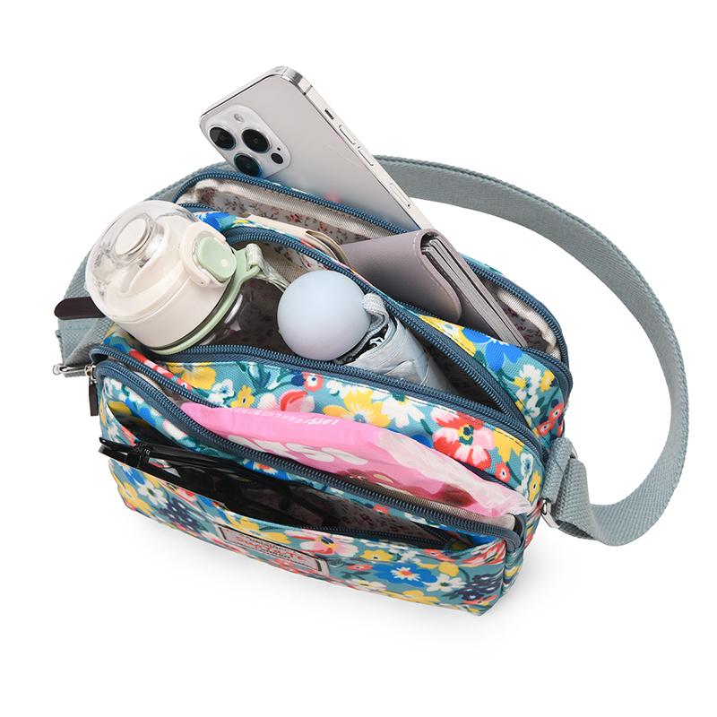 Bedruckte Umhängetasche Damen Leichte Crossbody-Tasche Muttertasche