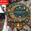 Vintage Aluminium Metallschild Retro Ramadan Wandkunst Heimdekoration