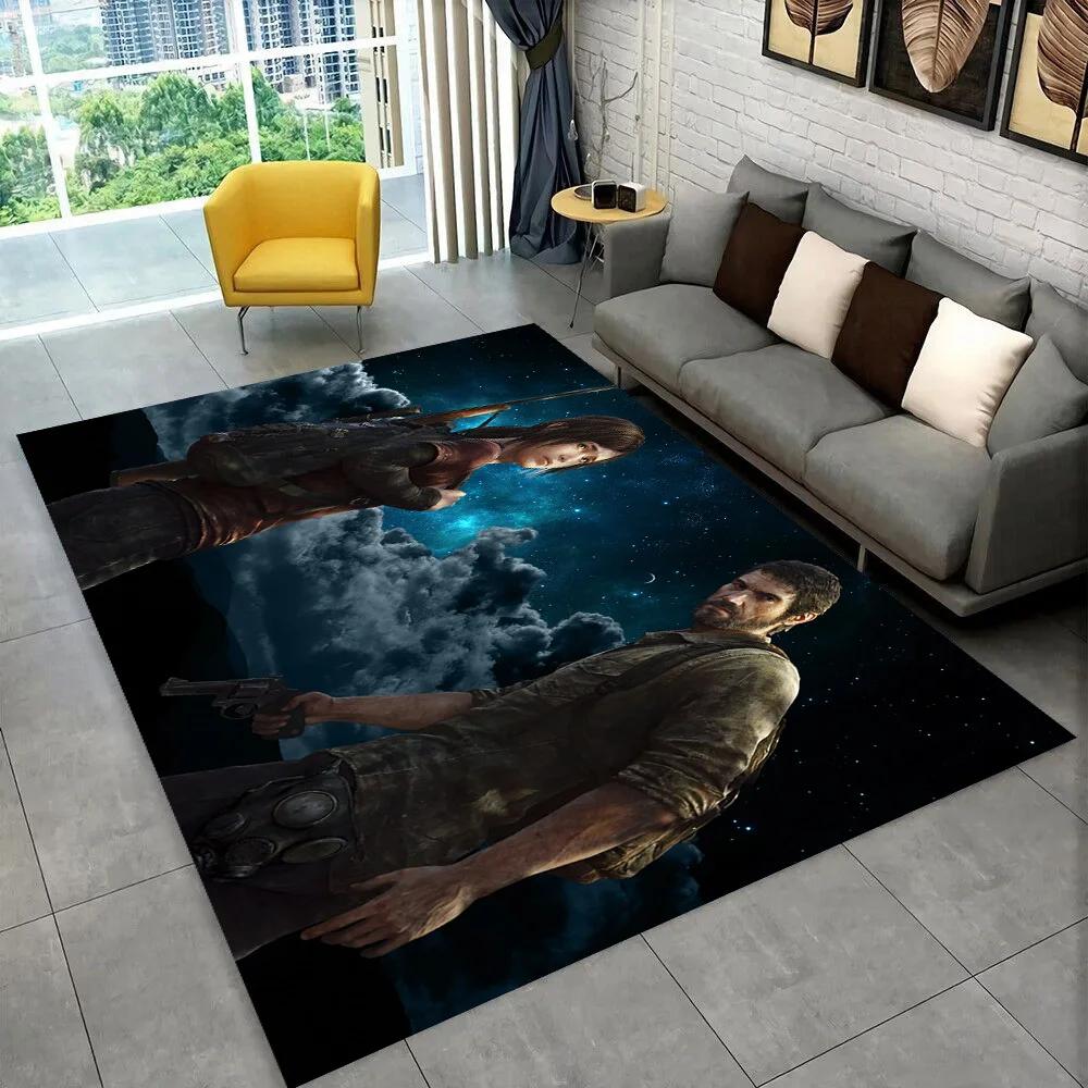 The Last of Us Horror TV Game Pedro Area Rug,Carpet for Home Living Room Bedroom Sofa Doormat Decor,kid Play Non-slip Floor Mat