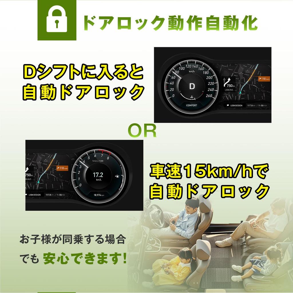 BGUCAR Convenience Kit for Suzuki with Automatic Transmissions Includes Door Auto Door Auto Hazard and Custom Parts Multi-Function Jimny/Sierra/Nomad