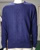 Men's 2025 Autumn/Winter Solid Color Round Neck Knit Sweater - European & American Style, Plus Size, Long Sleeve