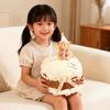Cute Teddy Bear Doll Comfort Cushion with Scented Birthday Cake Candle
