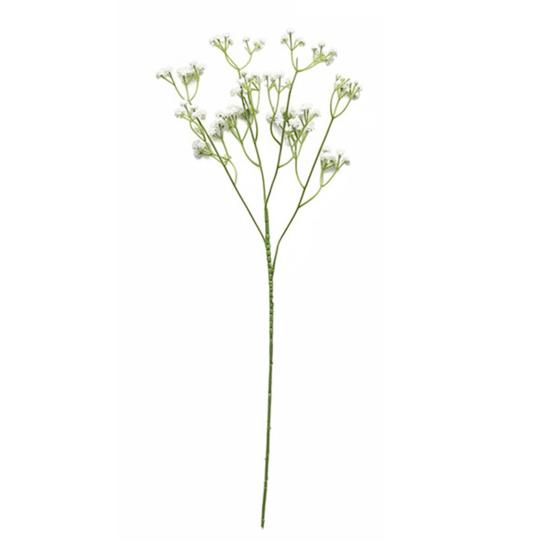 Baby's Breath Artificial Flowers White Real Touch Faux Gypsophila Flowers for Wedding Party Home Garden Decor