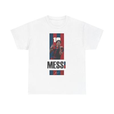 Lionel Messi Barcelona #10 Vintage Retro Photo Graphic T-Shirt, Unisex Oversized Streetwear, Football Fan Gift