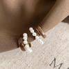 Maillard koffiekleurige amber oorbellen dames herfst en winter high-end pendelstijl oorbellen lichte luxe niche design oorbellen