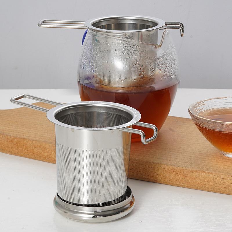 Stainless Steel Loose Leaf Tea Steeper Fine Mesh Filter Bags Practical Coffee Filter For Home Tea Making Accessories