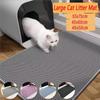 Katzenstreu Matte Haustier Toilette Wasserdichte Doppelschicht Haustier Katzentoilette Matte Rutschfeste Sand Katze Waschbare Matte Sauber Pad Pet Clean Supplies