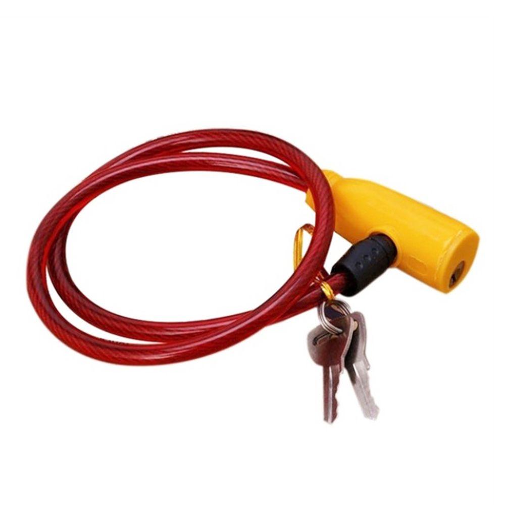 Durable Hot Bike Security With 2 Keys Bicycle Lock Scooter Safety Cycling Cable Anti-Theft