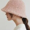 Halden Hairy Boucle Bucket Hat (C041_pink)