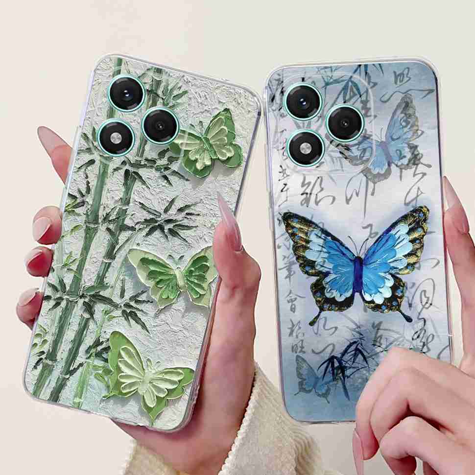 For Honor 400 Lite Casing ABR-NX1 Animal Butterfly Cover Soft Silicone Case For Honor 400 Honor400 Lite Protectors Phone Shell