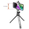 Professional Phone Tripod Mount Adapter Aluminum Cellphone Holder with Adjustable Clamp for Selfie Stick Monopod