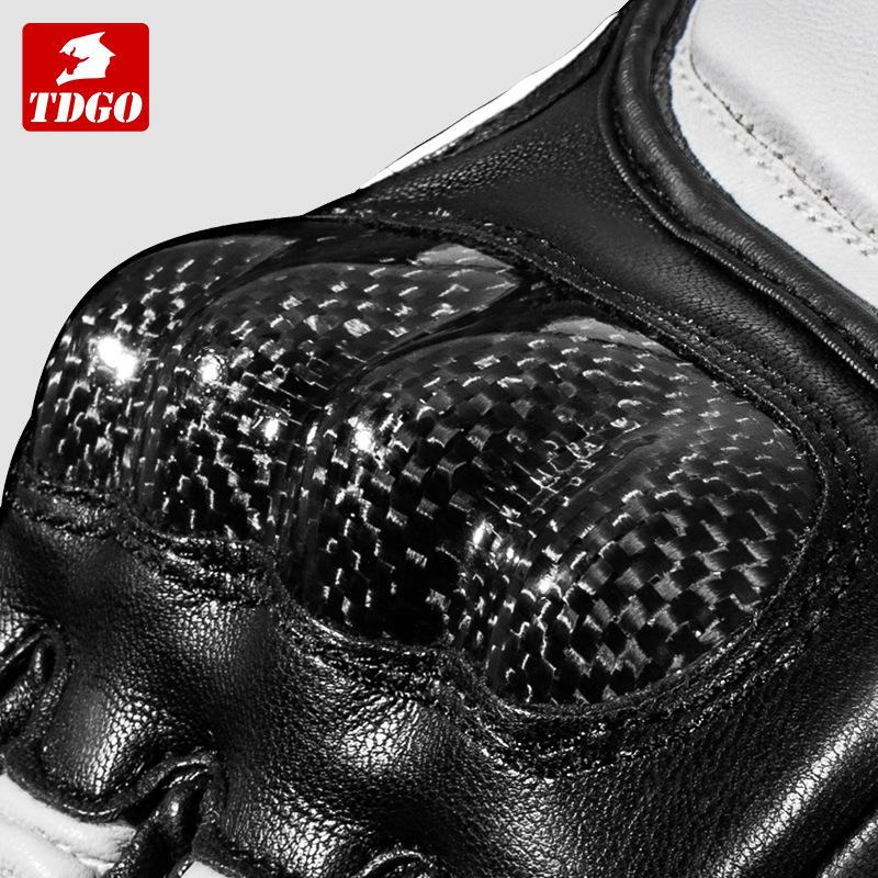 Winter Thermal Motorcycle Gloves, Thick Fleece Lined Waterproof Windproof All-Season Knight Riding Gloves