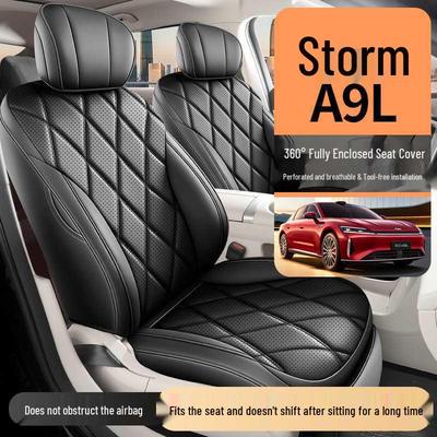 2025 Fengyun A9L Vehicle-Specific Perforated Leather Seat Covers with Ultra-Long Battery Life