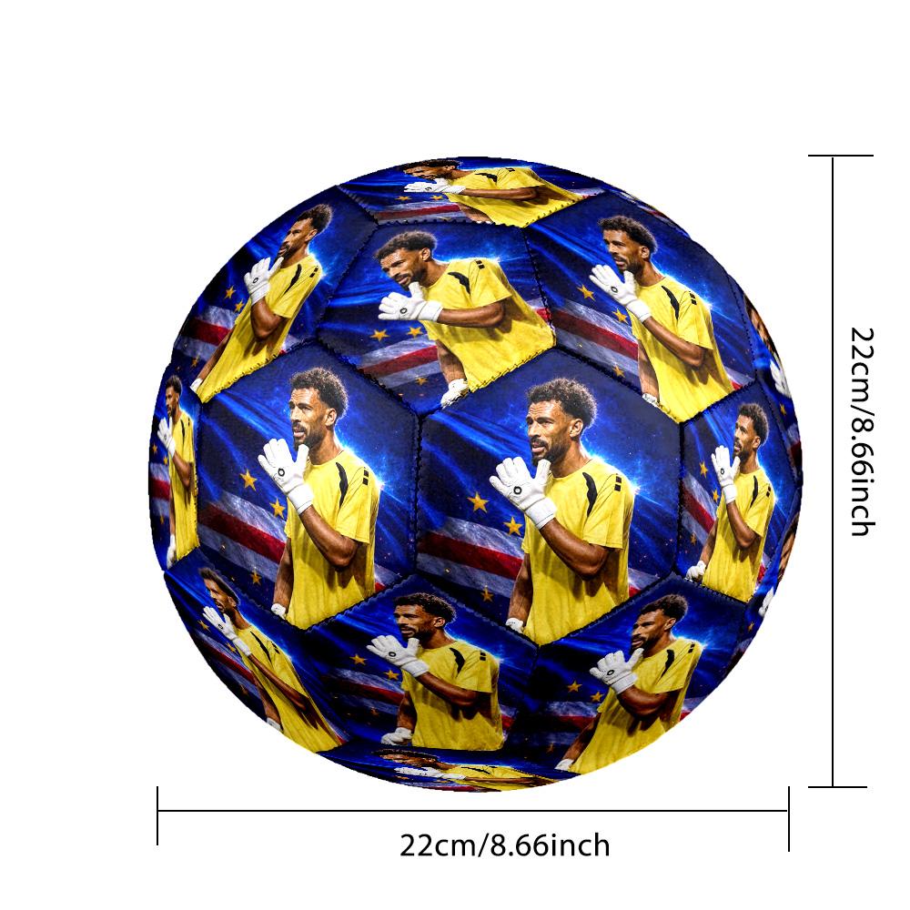 Goalkeeper Soccer Ball Size 5 Football Machine-Stitched Indoor/Outdoor Training and Matches Surprise Collection Gift