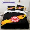 Biancheria da letto con motivo Eintracht Frankfurt, Set piumone Copripiumone Federa Regalo di Compleanno per la Casa(1 * copripiumino + 2 * federa, senza nucleo)