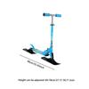 Kids Snow Scooter Adjustable Height Sand Scooter Stand Scooter Lightweight Conversion Outdoor for Child 2 Wheeled Scooter
