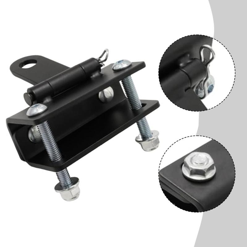 Heavy Duty Bumper Hitch Adjustable Towing Kit Compatible with For Polaris and Cat for Snowmobile and ATV Sled Trailers